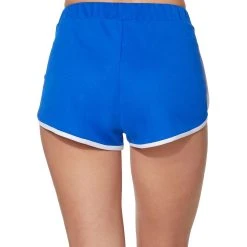 Spirit Halloween Female Blue and White Athletic Shorts -Cheap Trick Or Treat Hub Store 01455112 b