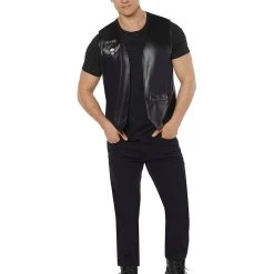 Spirit Halloween Adult Biker Vest -Cheap Trick Or Treat Hub Store 01455161 c