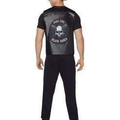 Spirit Halloween Adult Biker Vest -Cheap Trick Or Treat Hub Store 01455161 e