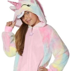 Spirit Halloween Kids Unicorn One-Piece Costume -Cheap Trick Or Treat Hub Store 01455484 c