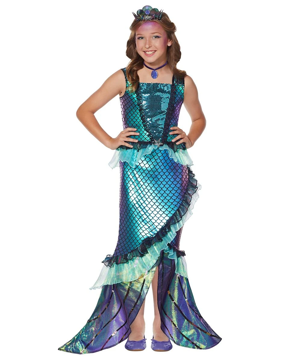 Spirit Halloween Kids Mystical Mermaid Costume - The Signature Collection 1 Spirit Halloween Kids Mystical Mermaid Costume - The Signature Collection