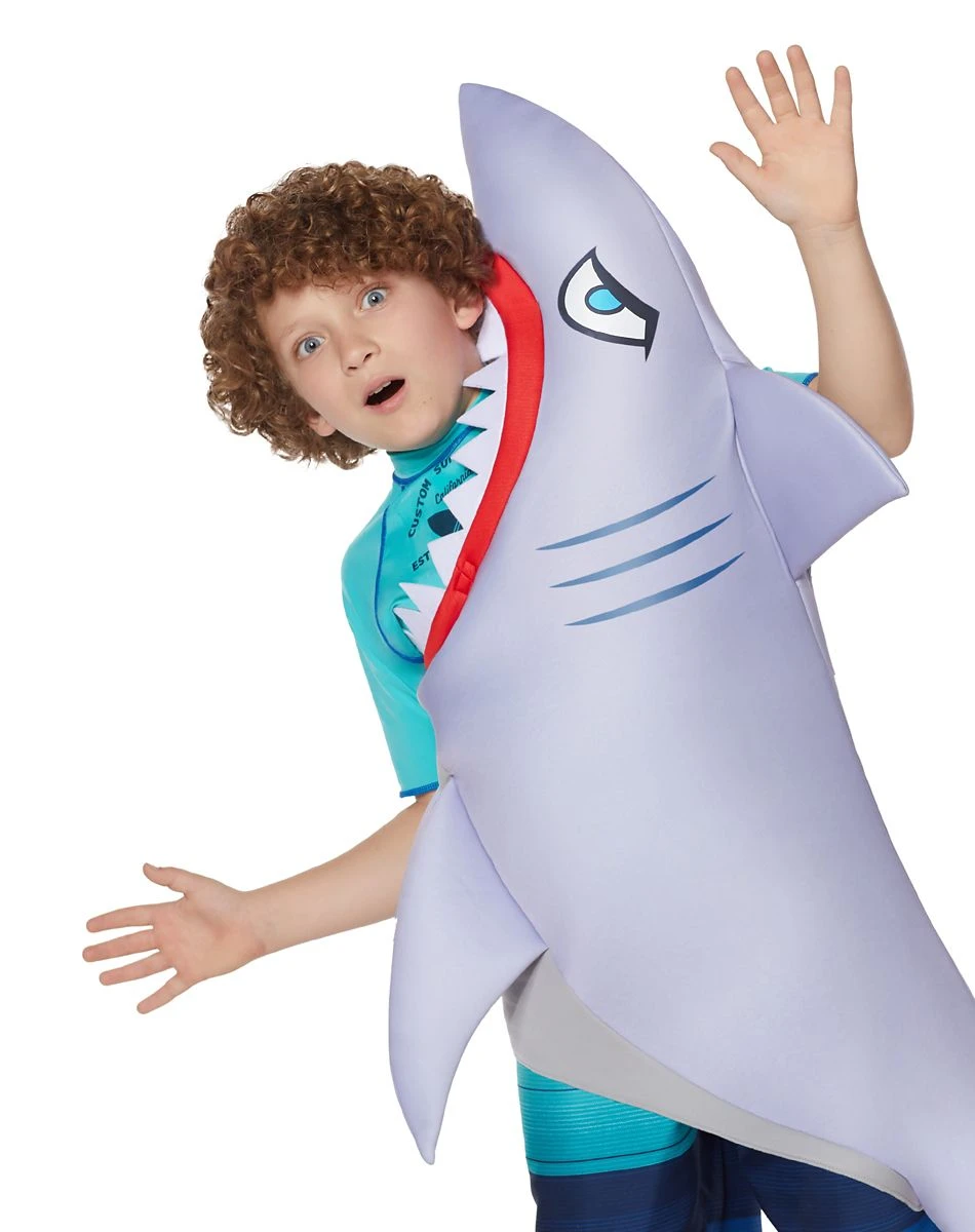 Spirit Halloween Kids 3D Shark Bite Costume 2 Spirit Halloween Kids 3D Shark Bite Costume - Image 2