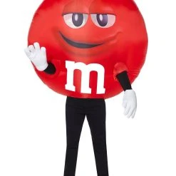 Spirit Halloween Adult Red M&M'S Inflatable Costume