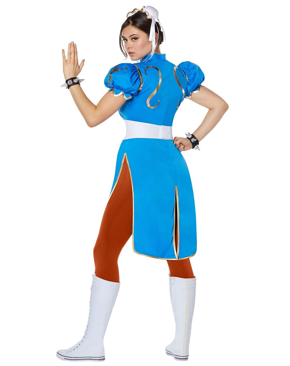 Spirit Halloween Adult Chun Li Costume - Street Fighter 2 Spirit Halloween Adult Chun Li Costume - Street Fighter - Image 2