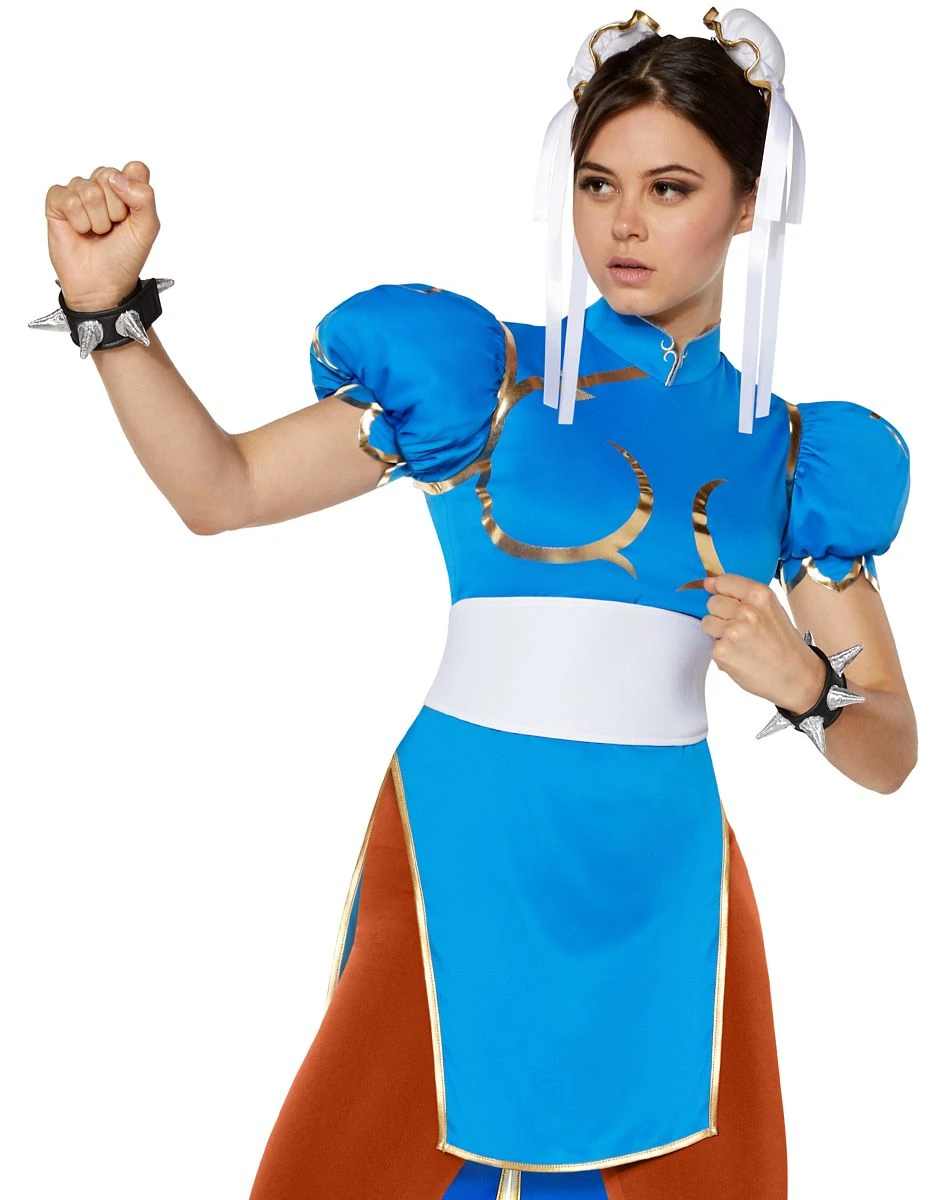 Spirit Halloween Adult Chun Li Costume - Street Fighter 3 Spirit Halloween Adult Chun Li Costume - Street Fighter - Image 3