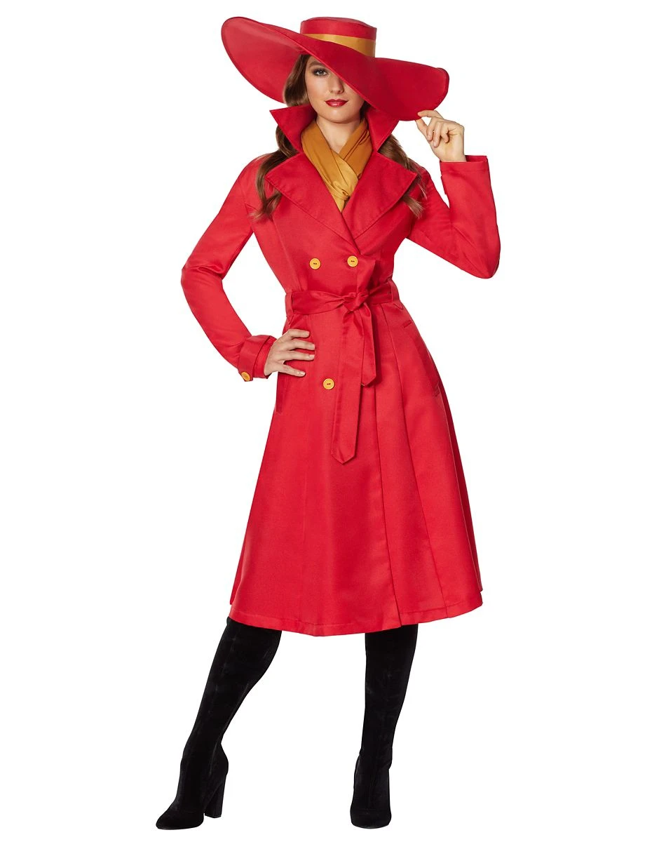 Spirit Halloween Adult Carmen Sandiego Costume 2 Spirit Halloween Adult Carmen Sandiego Costume - Image 2