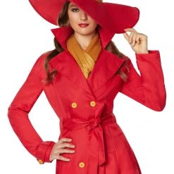 Spirit Halloween Adult Carmen Sandiego Costume 5 Spirit Halloween Adult Carmen Sandiego Costume -Cheap Trick Or Treat Hub Store 01460989 c