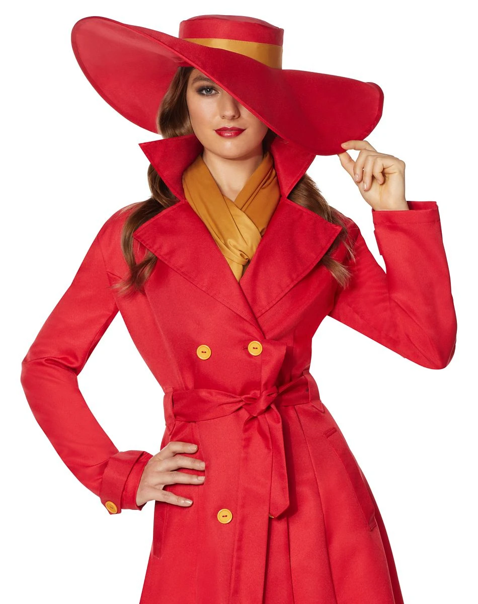 Spirit Halloween Adult Carmen Sandiego Costume 3 Spirit Halloween Adult Carmen Sandiego Costume - Image 3