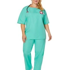 Spirit Halloween Adult ER Surgeon Plus Size Costume 9 Spirit Halloween Adult ER Surgeon Plus Size Costume -Cheap Trick Or Treat Hub Store 01463249 d