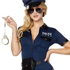 Spirit Halloween Adult Police Officer Romper Costume 6 Spirit Halloween Adult Police Officer Romper Costume -Cheap Trick Or Treat Hub Store 01464155 c