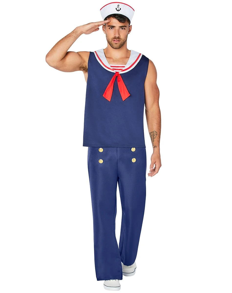 Spirit Halloween Adult Sailor Costume 1 Spirit Halloween Adult Sailor Costume