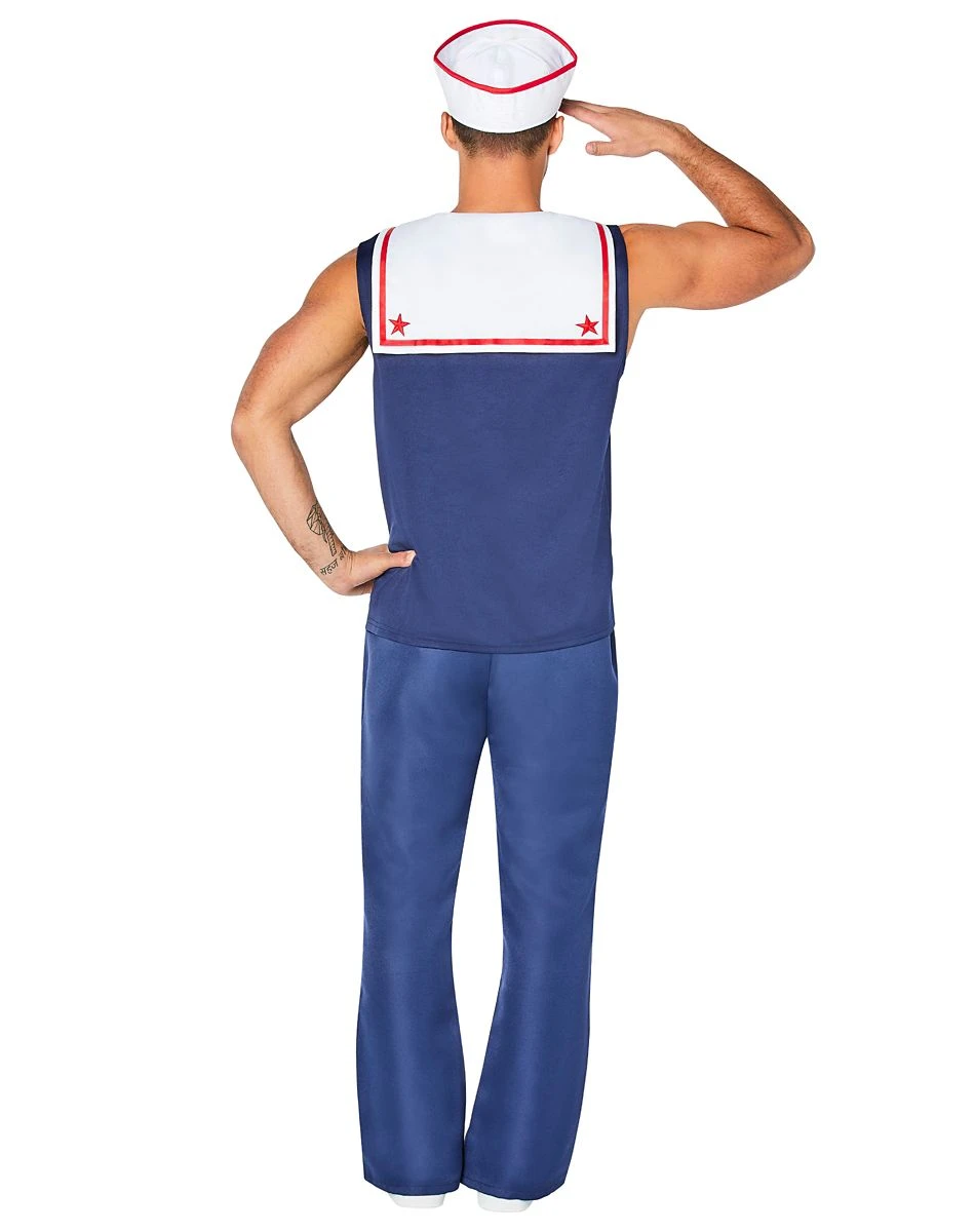 Spirit Halloween Adult Sailor Costume 2 Spirit Halloween Adult Sailor Costume - Image 2