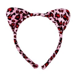 Spirit Halloween Pink Leopard Print Ears