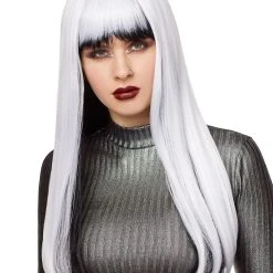 Spirit Halloween Black and White Wig