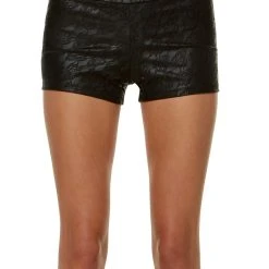 Spirit Halloween Adult Black Lace Printed Boyshorts