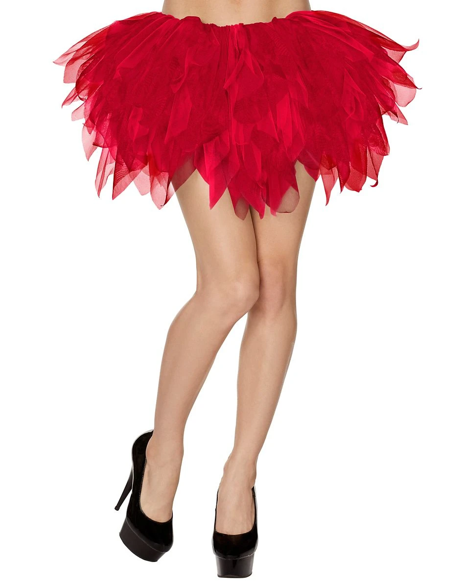 Spirit Halloween Red Shredded Tutu 2 Spirit Halloween Red Shredded Tutu - Image 2