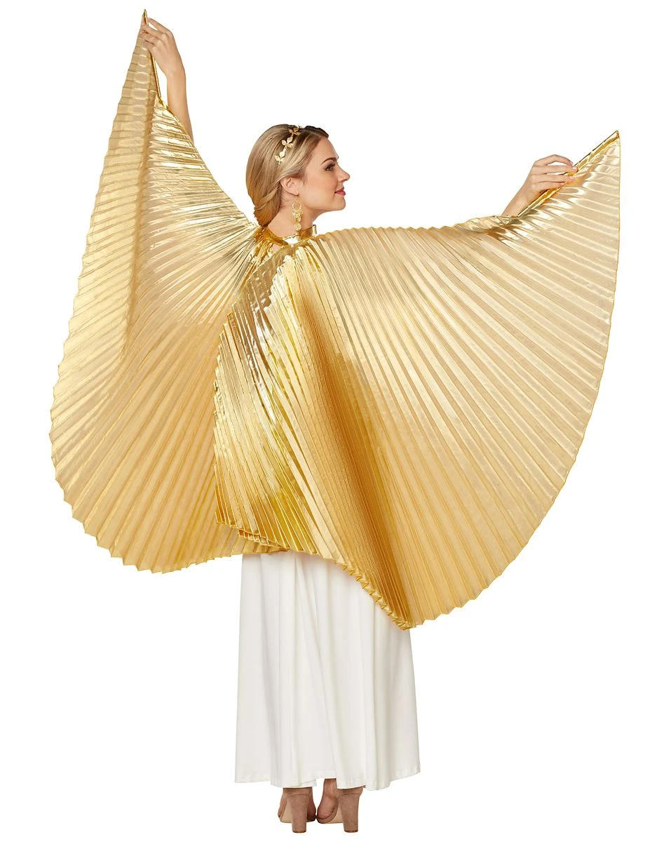 Spirit Halloween Goldtone Roman Wings 2 Spirit Halloween Goldtone Roman Wings - Image 2