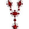 Spirit Halloween Deluxe '20s Red Necklace