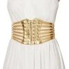 Spirit Halloween Gold Roman Waist Cincher