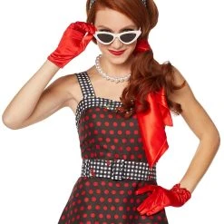 Spirit Halloween Adult Female 1950s Costume -Cheap Trick Or Treat Hub Store 01470590 c