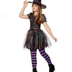 Spirit Halloween Kids Sequin Witch Costume