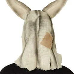Spirit Halloween Moving Mouth Rabbit Scarecrow Full Mask -Cheap Trick Or Treat Hub Store 01471366 c