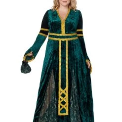 Spirit Halloween Adult Emerald Lady Plus Size Costume