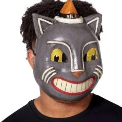 Spirit Halloween Vintage Cat Half Mask 6 Spirit Halloween Vintage Cat Half Mask -Cheap Trick Or Treat Hub Store 01471788 c