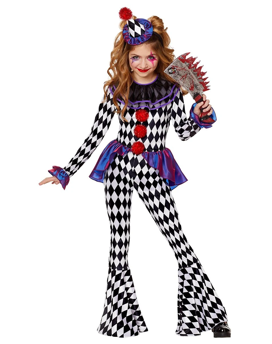 Spirit Halloween Kids Carnival Clown Unitard Costume 1 Spirit Halloween Kids Carnival Clown Unitard Costume