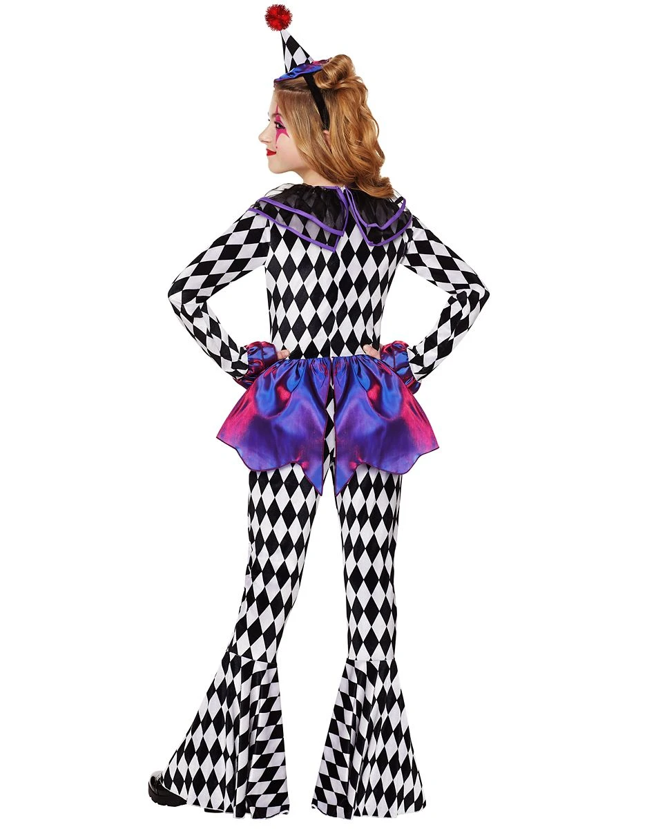 Spirit Halloween Kids Carnival Clown Unitard Costume 2 Spirit Halloween Kids Carnival Clown Unitard Costume - Image 2
