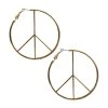 Spirit Halloween Peace Sign Earrings
