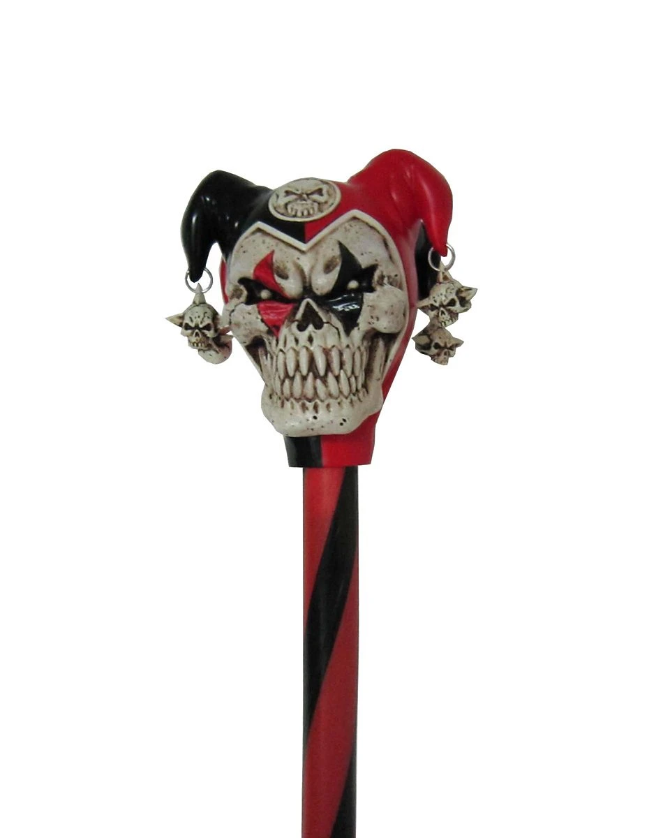 Spirit Halloween Glow in the Dark Jester Staff 2 Spirit Halloween Glow in the Dark Jester Staff - Image 2