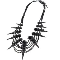 Spirit Halloween Black Chain Link Necklace
