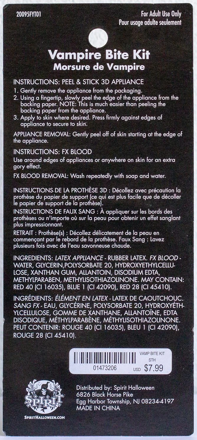 Spirit Halloween Vampire Bite Appliance Kit 2 Spirit Halloween Vampire Bite Appliance Kit - Image 2