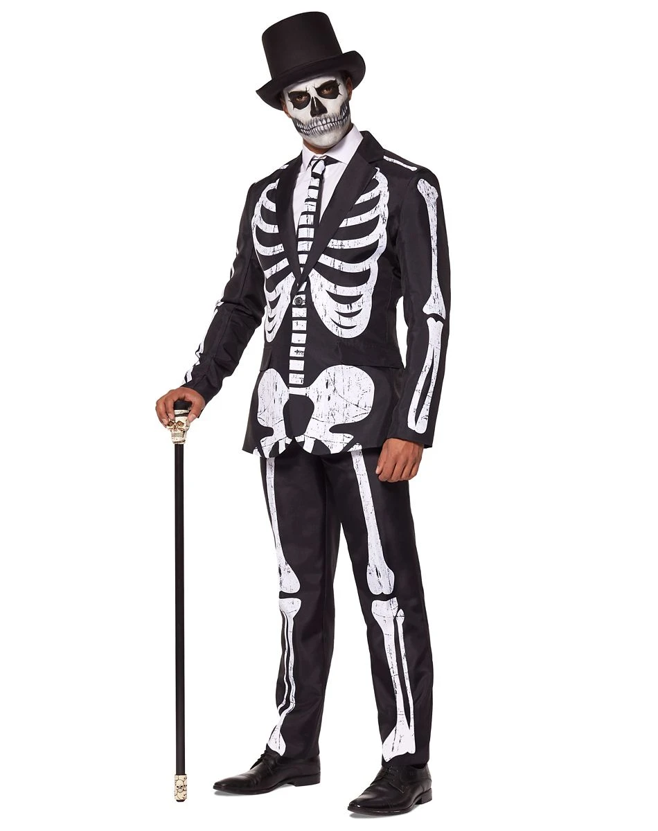 Spirit Halloween Adult Skeleton Suit 1 Spirit Halloween Adult Skeleton Suit