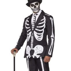 Spirit Halloween Adult Skeleton Suit 5 Spirit Halloween Adult Skeleton Suit -Cheap Trick Or Treat Hub Store 01473677 c