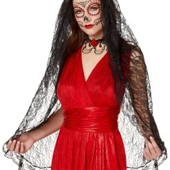 Spirit Halloween Long Lace Veil