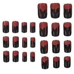 Spirit Halloween Dripping Blood Press On Nails -Cheap Trick Or Treat Hub Store 01474188 c
