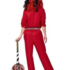 Spirit Halloween Adult Red Horror Jumpsuit -Cheap Trick Or Treat Hub Store 01474378 d