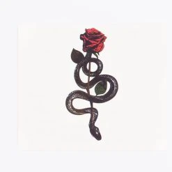 Spirit Halloween Snake Rose Body Tattoo -Cheap Trick Or Treat Hub Store 01474592 c