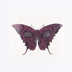 Spirit Halloween Butterfly Skull Temporary Tattoo -Cheap Trick Or Treat Hub Store 01474600 c