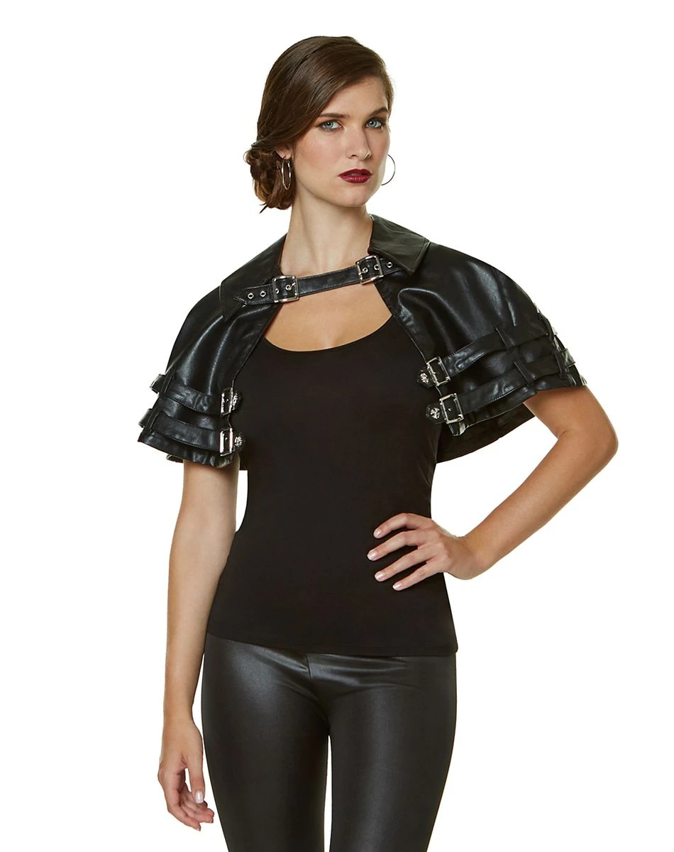 Spirit Halloween Adult Black Plague Doctor Cape 2 Spirit Halloween Adult Black Plague Doctor Cape - Image 2