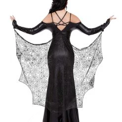 Spirit Halloween Adult Black Widow Dress Costume -Cheap Trick Or Treat Hub Store 01475326 b