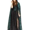 Spirit Halloween Adult Emerald Sorceress Costume