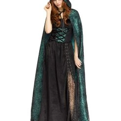 Spirit Halloween Adult Emerald Sorceress Costume