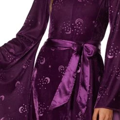 Spirit Halloween Adult Velvet Celestial Robe -Cheap Trick Or Treat Hub Store 01475532 c