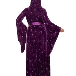 Spirit Halloween Plus Size Adult Velvet Celestial Robe -Cheap Trick Or Treat Hub Store 01475557 b