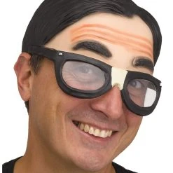 Spirit Halloween Nerd Half Mask