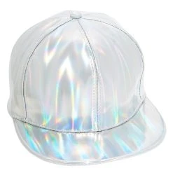 Spirit Halloween Silver Shimmer Snapback Hat