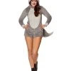 Spirit Halloween Adult Wolf Romper Costume
